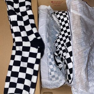 Vans Era Checkerboard with socks